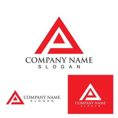 Bir Harf Logo Şablonu vektör illüstrasyon tasarımı