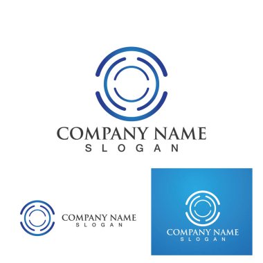 Çember logosu ve sembol vektörü