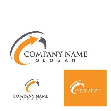 C Logo şablonu tasarım Vecto