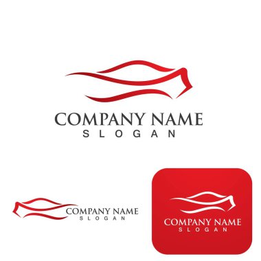 Otomatik araba Logo şablonu vektör çizim simgesi tasarım