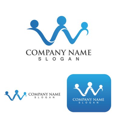 Evlat edinme aile bakımı logo vektör resmi