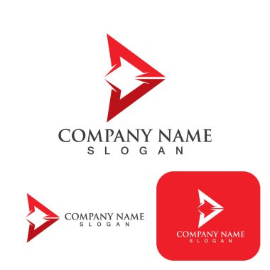 Daha Hızlı Logo Şablonu vektör çizimi tasarımı