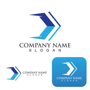 Daha Hızlı Logo Şablonu vektör çizimi tasarımı