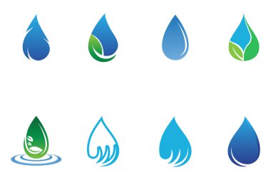 su damlası Logo Şablonu vektör çizimi tasarımı
