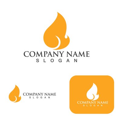 Ateş vektörü çizim şablonunu ateşle