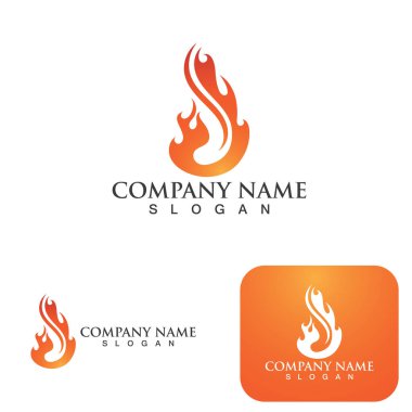 Ateş vektörü çizim şablonunu ateşle