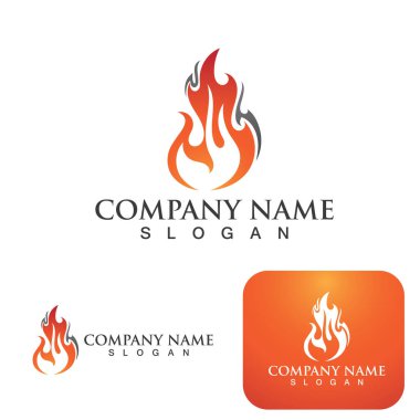 Ateş vektörü çizim şablonunu ateşle