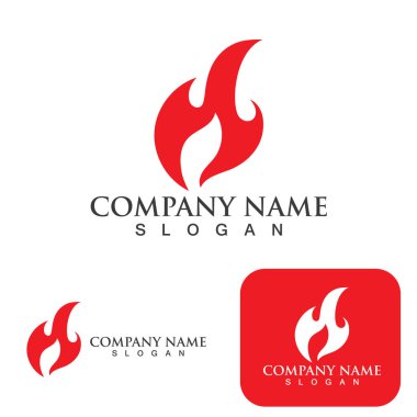 Ateş vektörü çizim şablonunu ateşle