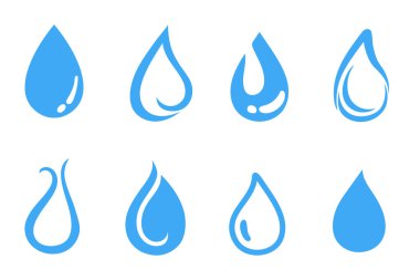 su damlası Logo Şablonu vektör çizimi tasarımı