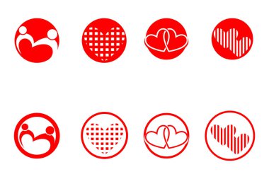 İnsanlar logo vektör illüstrasyonunu seviyor