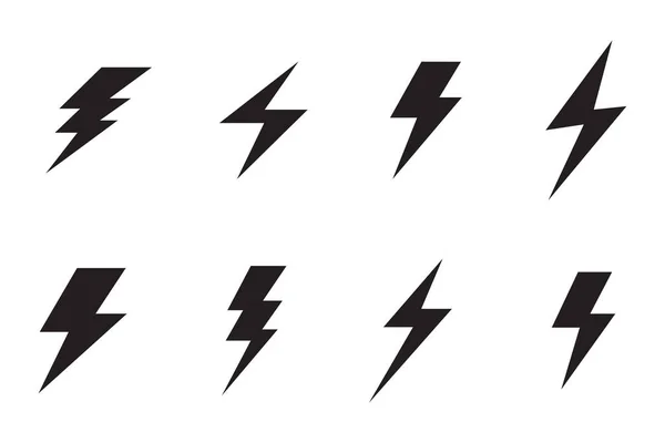 Blitz Blitz Logo Und Symbol Vektor — Stockvektor