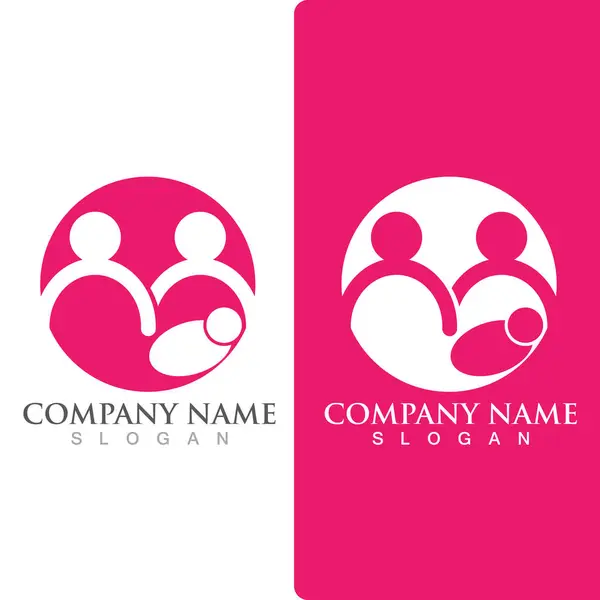 Annahme Logo Und Symbol Social Icon Design Vorlage — Stockvektor