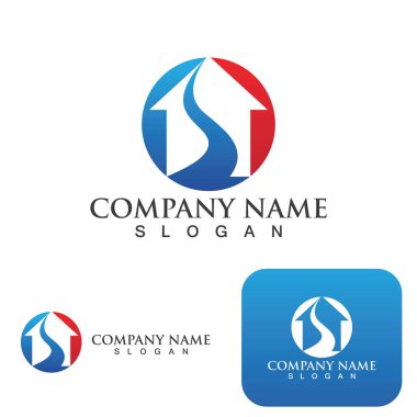 Ev logosu ve sembol vektörü