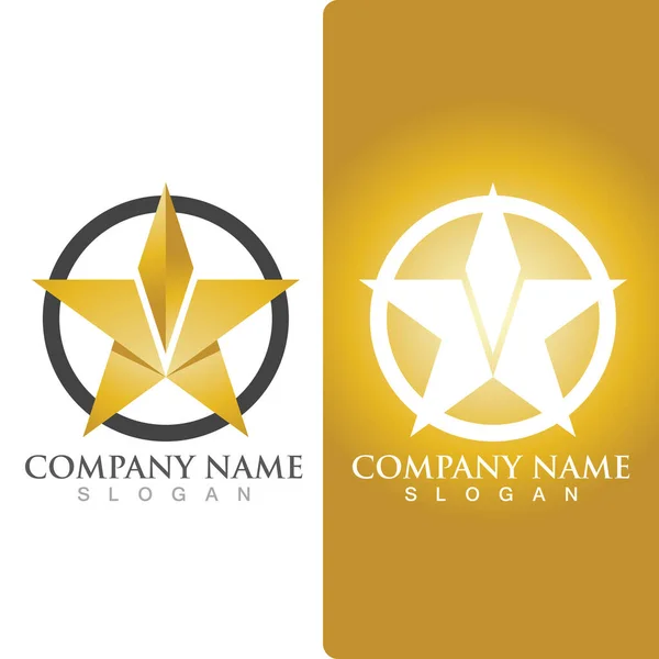 Star Logo Und Symbol Symbol Template Element — Stockvektor
