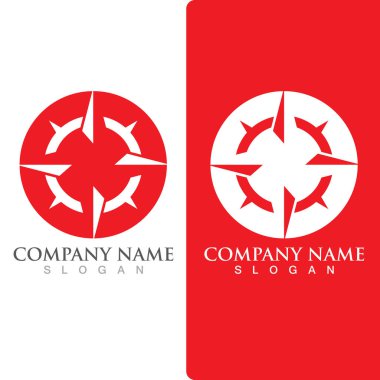 pusula logosu ve sembol GPS