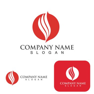 Ateş vektörü çizim şablonunu ateşle