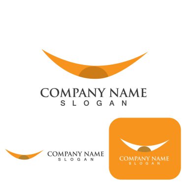 Gülümse basit logo ve sembol vektörü