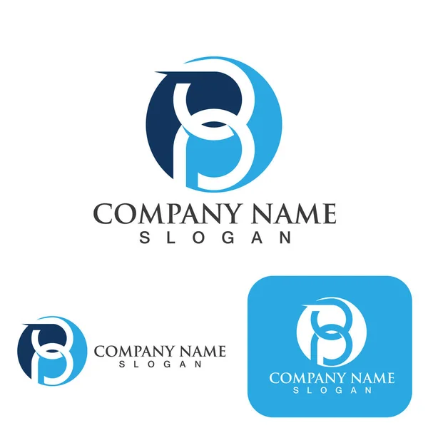 Carta Logotipo Modelo Vetor Ilustração —  Vetores de Stock