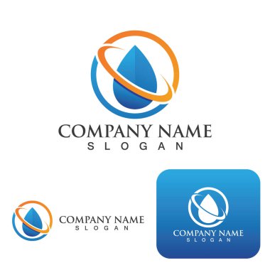 su damlası Logo Şablonu vektör çizimi tasarımı