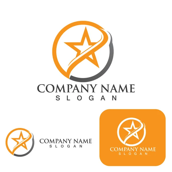 Star Logo Symbol Vorlagenvektor — Stockvektor