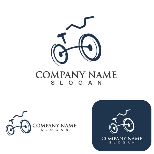 Logotipos Símbolos Bicicletas Esportivas —  Vetores de Stock