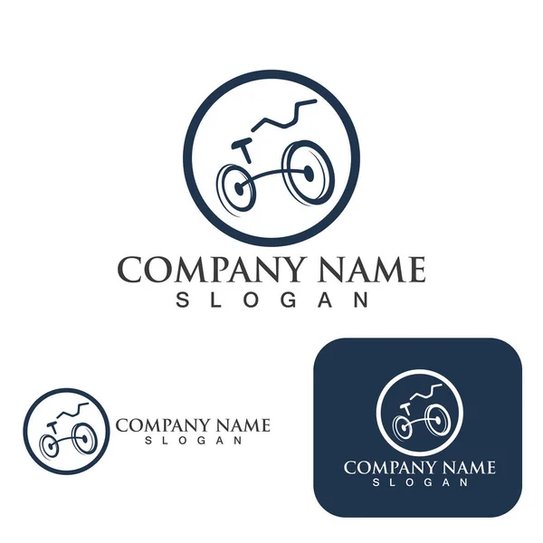 Logotipos Símbolos Bicicletas Esportivas —  Vetores de Stock