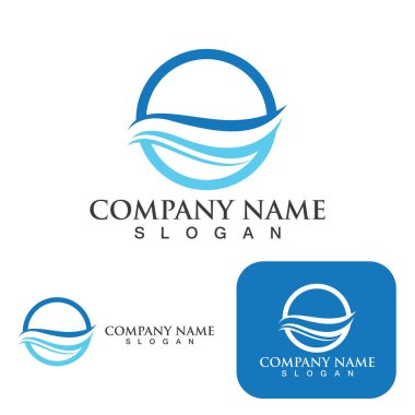 Dağ simgesi Logo Şablonu Vektör illüstrasyon Tasarımı