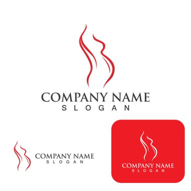 Hamile logo şablonu vektör resimleme tasarımı