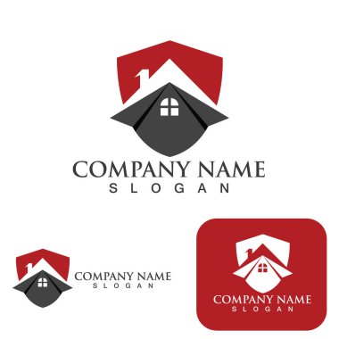 Zırhlı güvenlik logosu ve sembol 