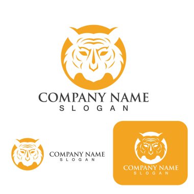 Kaplan Logosu ve Sembol Şablonu 