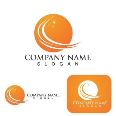 Daha Hızlı Finans Logosu Şablon vektör resimlemesi 