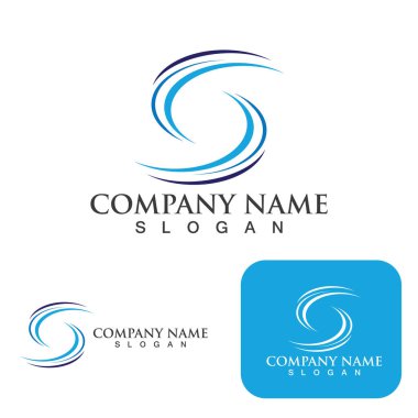 Daha Hızlı Finans Logosu Şablon vektör resimlemesi 