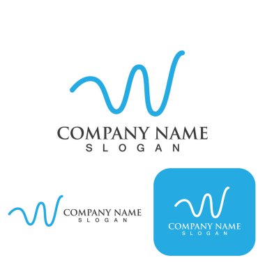 Ses dalgaları Logo tasarım şablonu