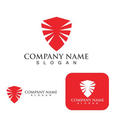 Güvenlik kalkanı logosu ve sembolü