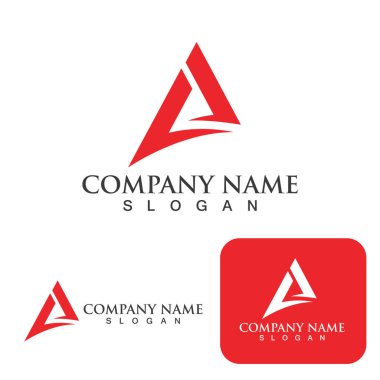 Bir Harf Logo Şablonu vektör illüstrasyon tasarımı