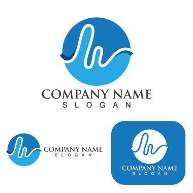 Kalp atışı logosu ve sembol tasarım elementi