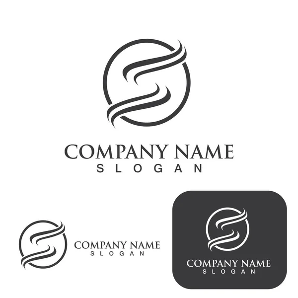 Carta Logotipo Empresa Negócios — Vetor de Stock
