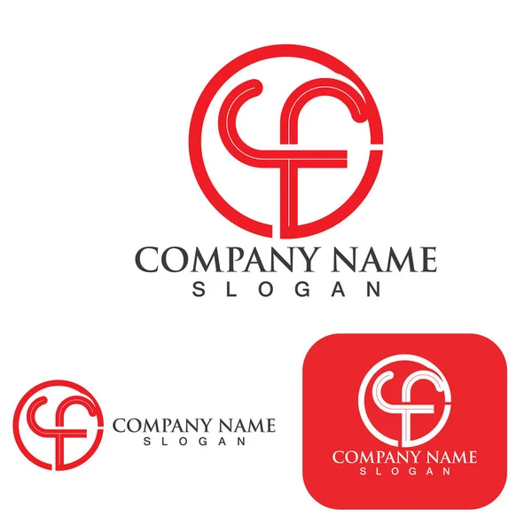 Logotipo Ícone Vetor Carta —  Vetores de Stock