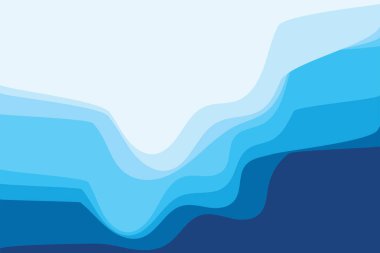 Mavi dalga Baground Duvar kağıdı desen vektörü