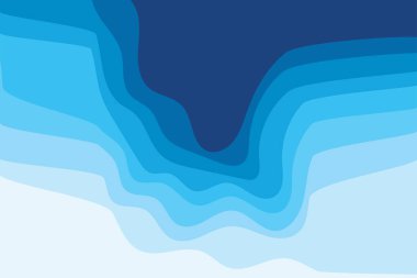 Mavi dalga Baground Duvar kağıdı desen vektörü