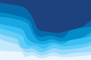 Mavi dalga Baground Duvar kağıdı desen vektörü