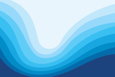 Mavi dalga Baground Duvar kağıdı desen vektörü