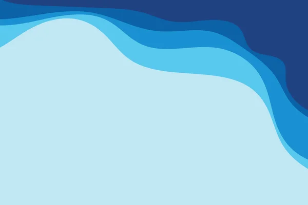 Синя Хвиля Сумка Шпалери Візерунок Вектор — стоковий вектор