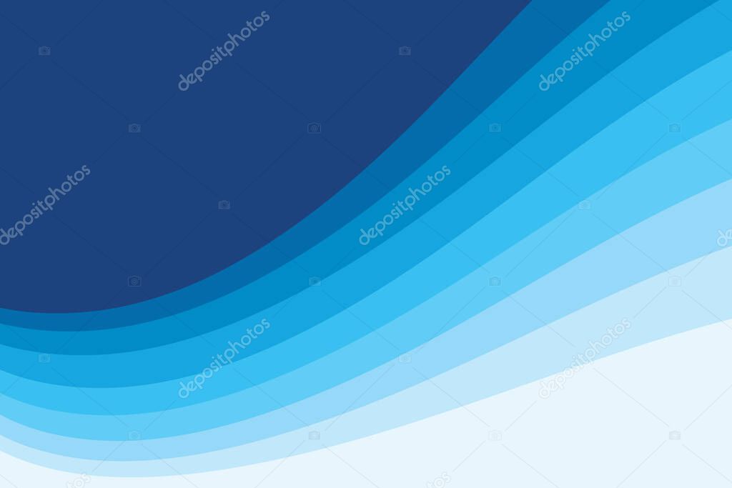 Blue wave Baground Wallpaper pattern vector