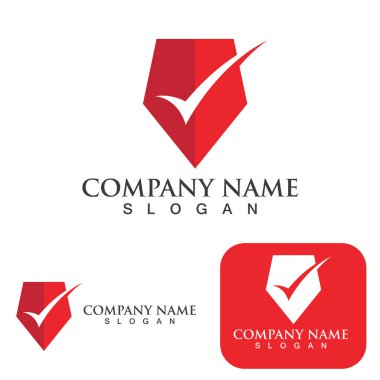 İşaretleme simgesi vektör çizim şablonunu kontrol et