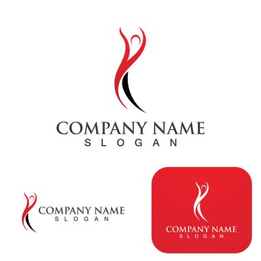 Sağlıklı yaşam Logo şablonu vektör ICO