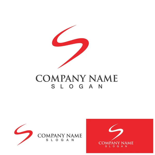 Carta Corporativa Negócios Logo Design Vector — Vetor de Stock