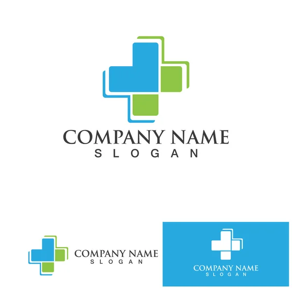 Medical Cross and Health Pharmacy Logo Vector Template