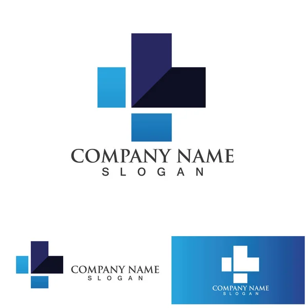 Cross Medical Logo Template Vector Illustration Design — Stock Vector