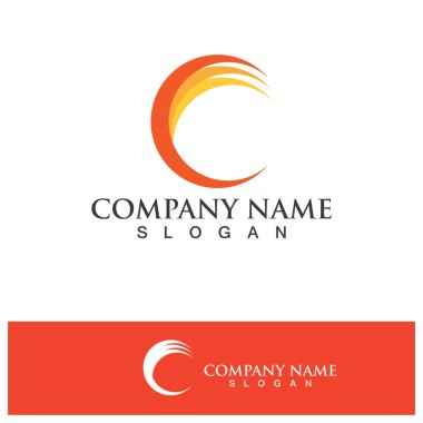 Ateş Logosu Ateş Şablonu Clipart Sembol Simgesi Vektörü 